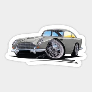 Aston Martin DB5 Grey Sticker